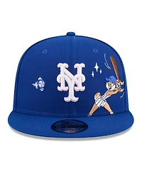 New Era Men's Royal New York Mets Looney Tunes Lola Bunny 9FIFTY Snapback Hat