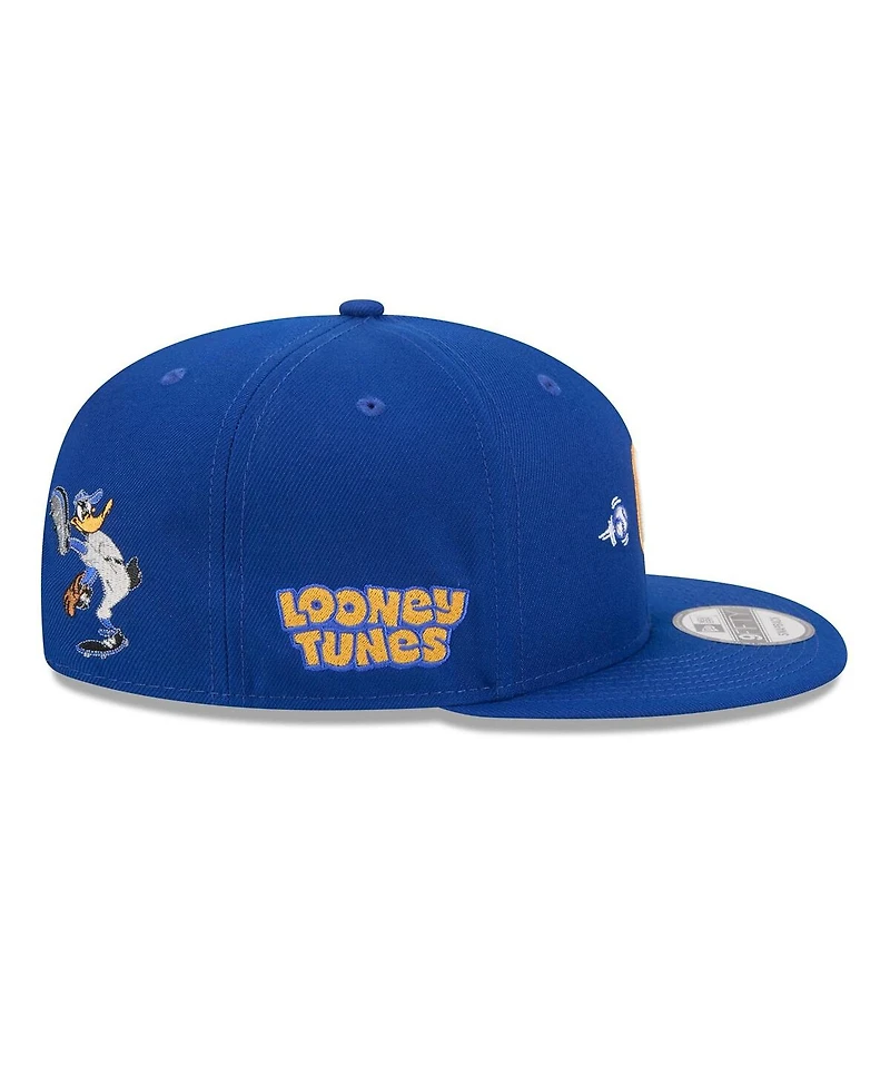 New Era Men's Royal Chicago Cubs Looney Tunes Daffy Duck 9FIFTY Snapback Hat
