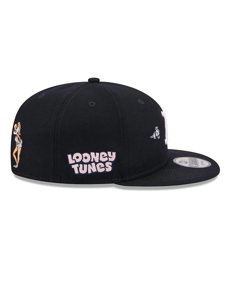 New Era Men's Navy Boston Red Sox Looney Tunes Lola Bunny 9FIFTY Snapback Hat