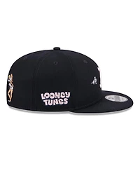 New Era Men's Navy Boston Red Sox Looney Tunes Lola Bunny 9FIFTY Snapback Hat