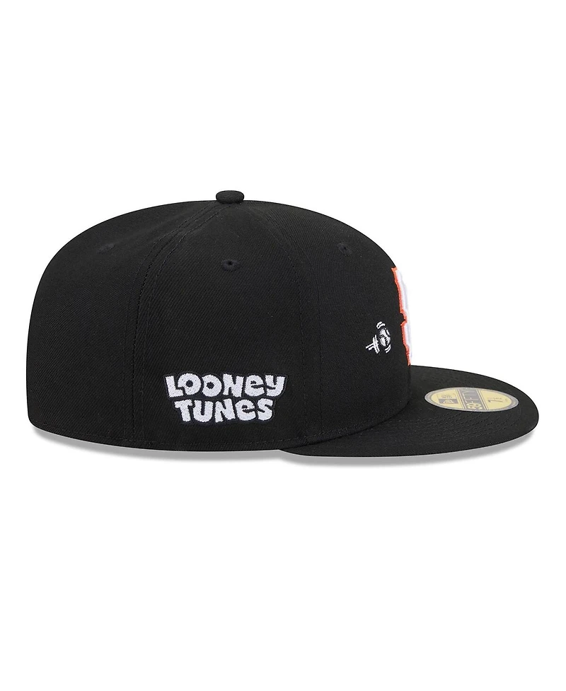 New Era Men's Black San Francisco Giants Looney Tunes Bugs Bunny 59FIFTY Fitted Hat