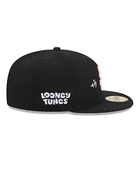 New Era Men's Black San Francisco Giants Looney Tunes Bugs Bunny 59FIFTY Fitted Hat