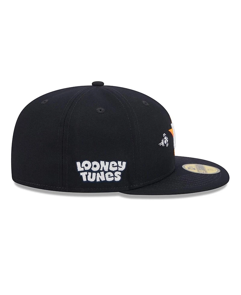 New Era Men's Navy Houston Astros Looney Tunes Bugs Bunny 59FIFTY Fitted Hat