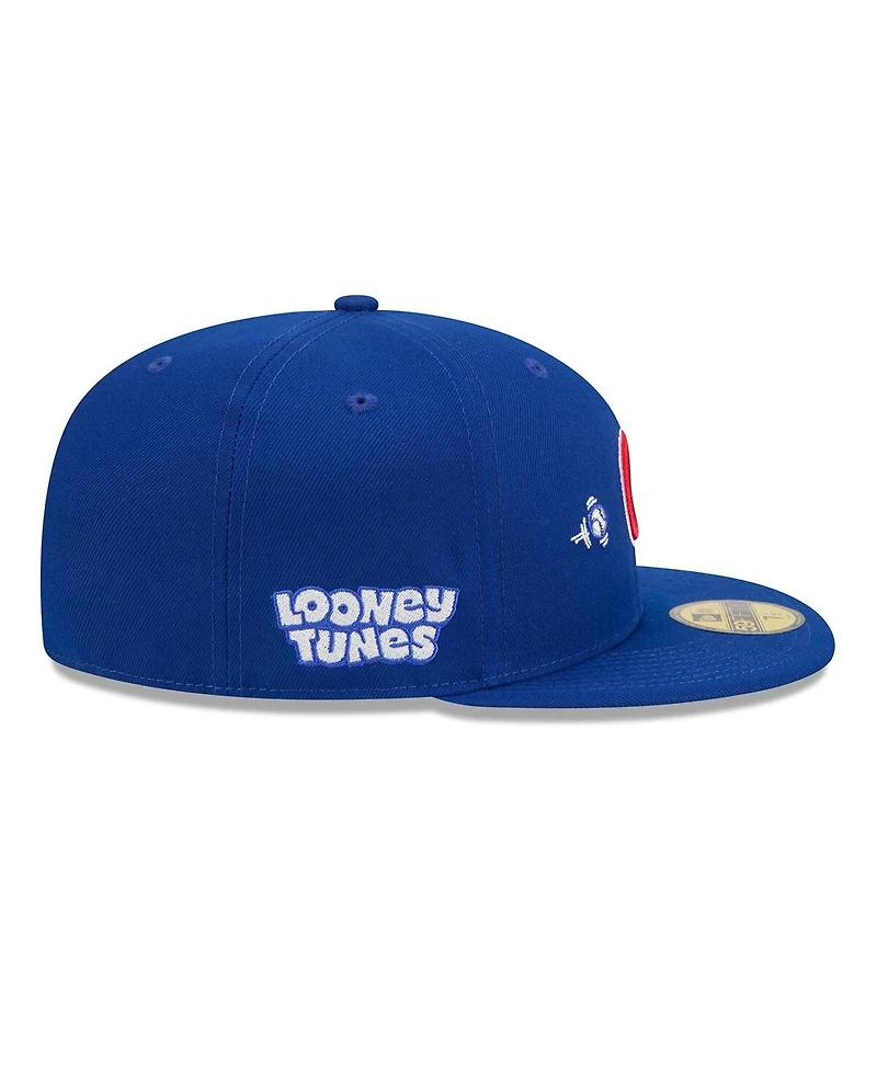 New Era Men's Royal Chicago Cubs Looney Tunes Bugs Bunny 59FIFTY Fitted Hat