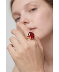Retro Chic Cherry Glow Ring