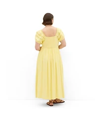 City Chic Women's Arielle Lace Trim Maxi Dress