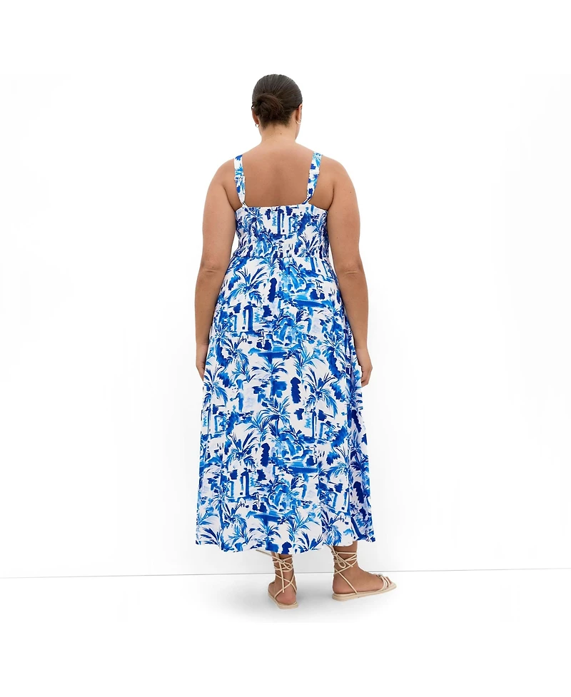 City Chic Women's Collins Print Maxi Dress