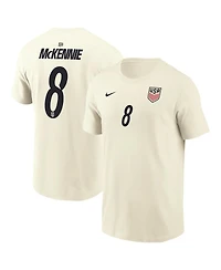 Nike Men's Weston McKennie Cream Usmnt Home Name & Number T-Shirt