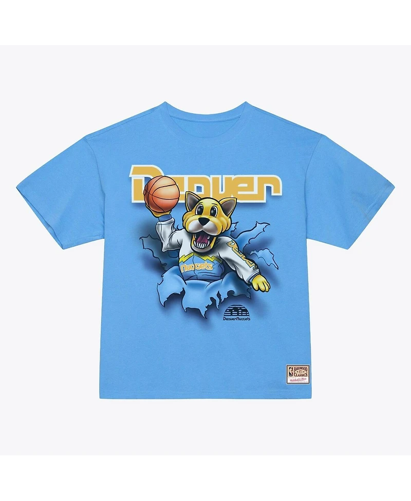 Mitchell & Ness Men's Light Blue Denver Nuggets Breakthrough T-Shirt