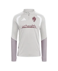 Adidas Men's Silver Colorado Rapids 2026 Tiro Competition Quarter-Zip Training Sweatshirt
