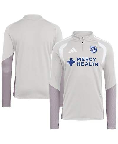 Adidas Men's Silver Fc Cincinnati 2026 Tiro Competition Quarter-Zip Training Sweatshirt