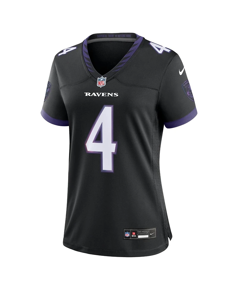 Nike Women's Zay Flowers Black Baltimore Ravens Alternate Game Jersey