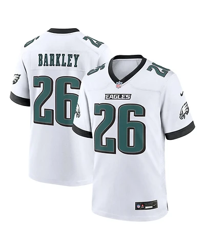 Nike Men's Saquon Barkley White Philadelphia Eagles Game Jersey