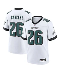 Nike Men's Saquon Barkley White Philadelphia Eagles Game Jersey