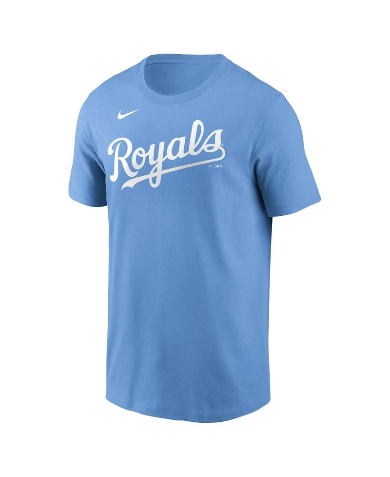 Nike Men's Bobby Witt Jr. Light Blue Kansas City Royals Name Number T-Shirt
