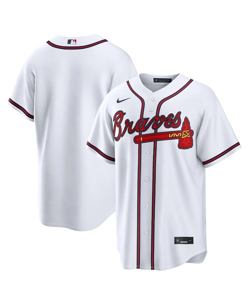 Nike Men's White Atlanta Braves Home Replica Jersey