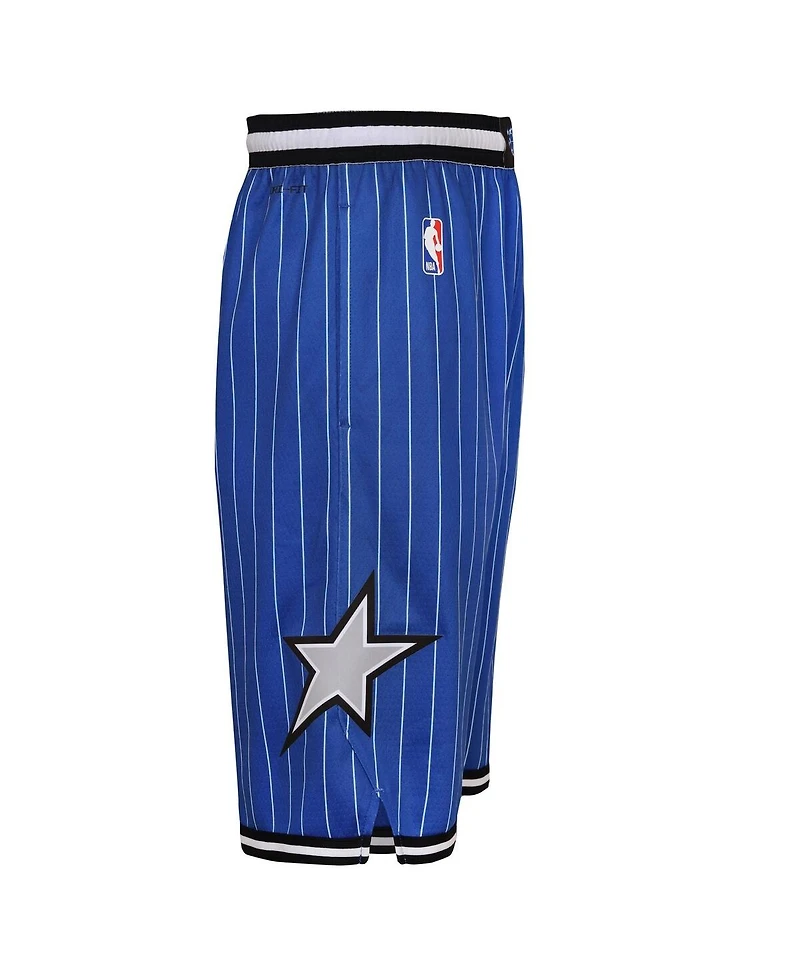 Nike Big Boys and Girls Royal Orlando Magic Icon Edition Swingman Shorts