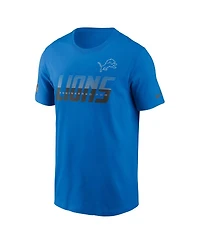 Nike Men's Blue Detroit Lions Sideline Dri-fit T-Shirt