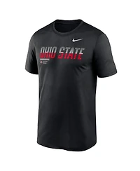 Nike Men's Ohio State Buckeyes Sideline Legend Dri-fit T-Shirt