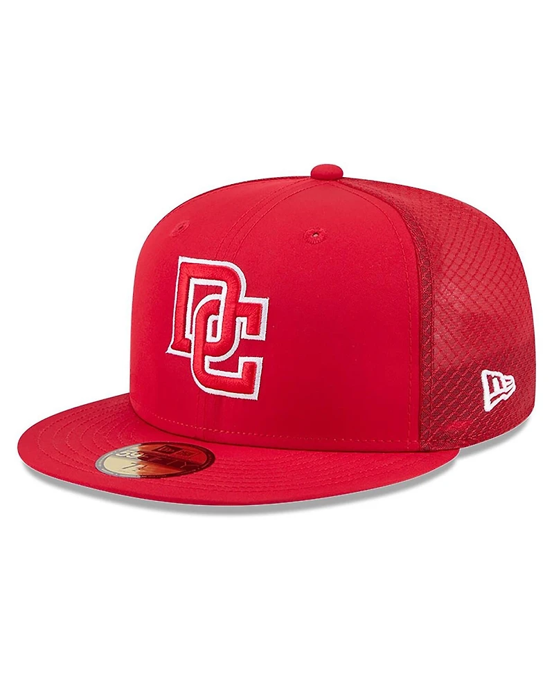 New Era Men's Red Washington Nationals 2026 Batting Practice 59FIFTY Fitted Hat