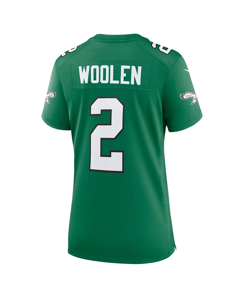Nike Women's Tariq Woolen Kelly Green Philadelphia Eagles Alternate Game Jersey