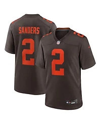 Nike Men's Shedeur Sanders Brown Cleveland Browns Alternate Game Jersey
