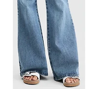 And Now This Women's Crocheted-Scarf Flare Jeans, Macy's Exclusive