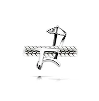 Bling Jewelry Tropical Umbrella Lounge Beach Chair Charm Bead .925 Sterling Silver Fits European Bracelets