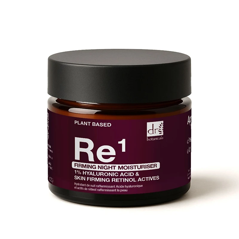 Dr. Botanicals Firming Night Moisturiser with 1 Percentage Hyaluronic Acid and Skin Firming Retinol Actives 60milliliter