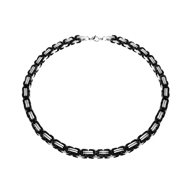 Bling Jewelry Biker Jewelry Urban Double link Flexible Heavy Chain Necklace Stainless Steel