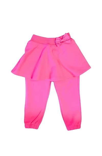 Bits & Bows Toddler Skirted Bow Joggers