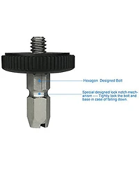 AndyCine Mini Quick Release Camera Stand, 1/4"-20 Male to Female for Magic Arm and On Camera Monitors