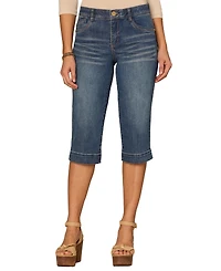 Democracy Women's Mid-Rise Capri Jeans