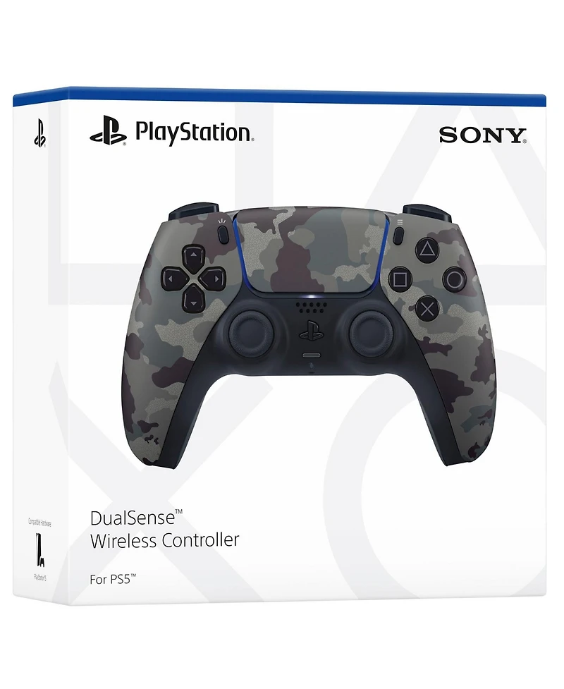 Sony PlayStation 5 DualSense Wireless Controller - Gray Camouflage