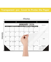 Gnuadz Desk Calendar 2026-2027 18 Months Home School Office