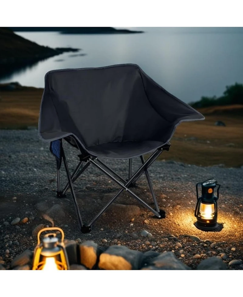 ECHTPeak 4 Pack Portable Camping Chair, Compact Collapsible, Outdoor Folding Sports Chairs, for Camp Sporting Events