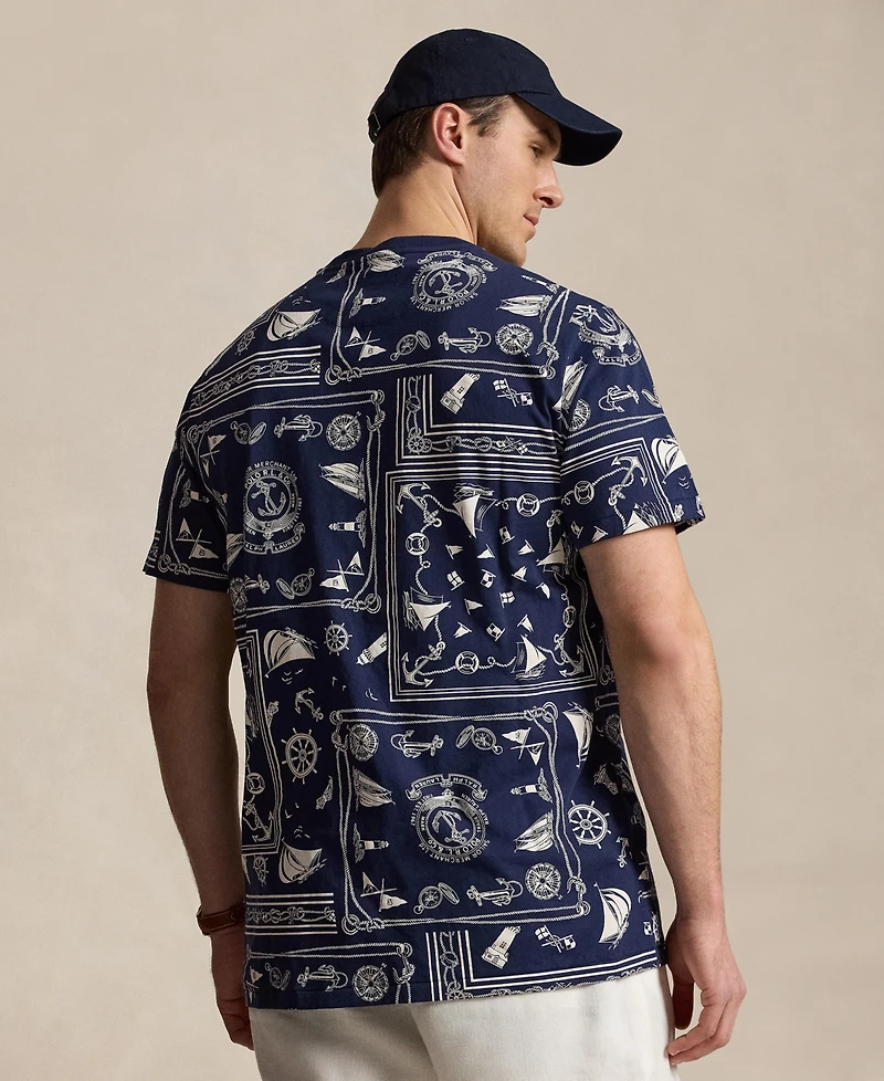 Polo Ralph Lauren Men's Big & Tall Bandanna Jersey T-Shirt