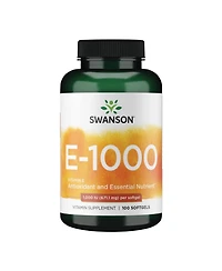 Swanson Vitamin E Natural Supplement for Cardiovascular Health Provides d Alpha Tocopherols for Antioxidant Support 100 Softgels