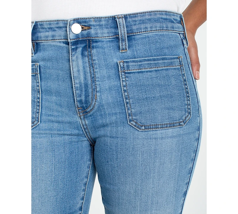 Liverpool Los Angeles Women's Mid-Rise Capri Jeans