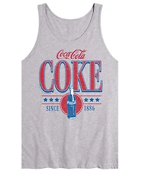 Airwaves Men's Coca-Cola 90s Collegiate Design Sleeveless Graphic Tank
