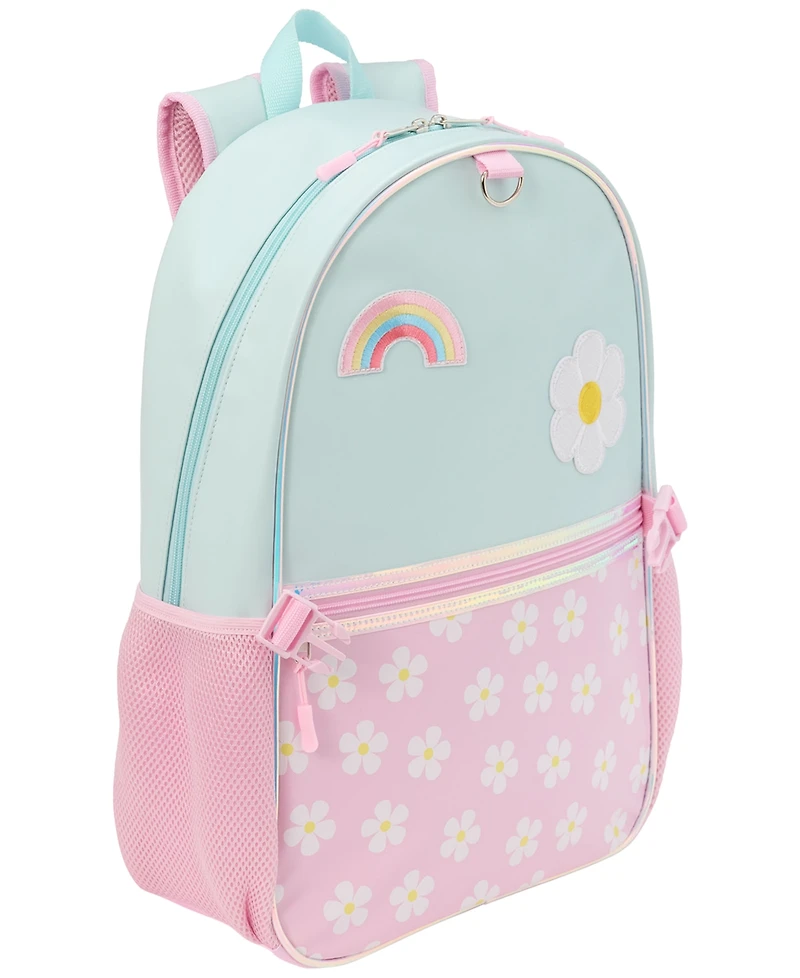 Rainbow Sugar Girls' Camper Van Backpack and Headphone, 2-Piece Set