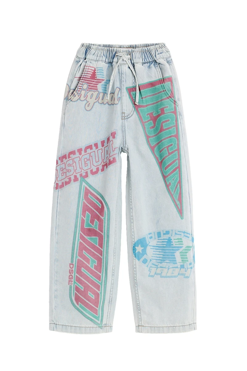 Desigual Little & Big Boy's Printed Jeans