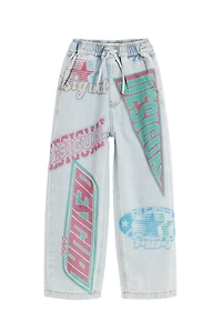 Desigual Little & Big Boy's Printed Jeans