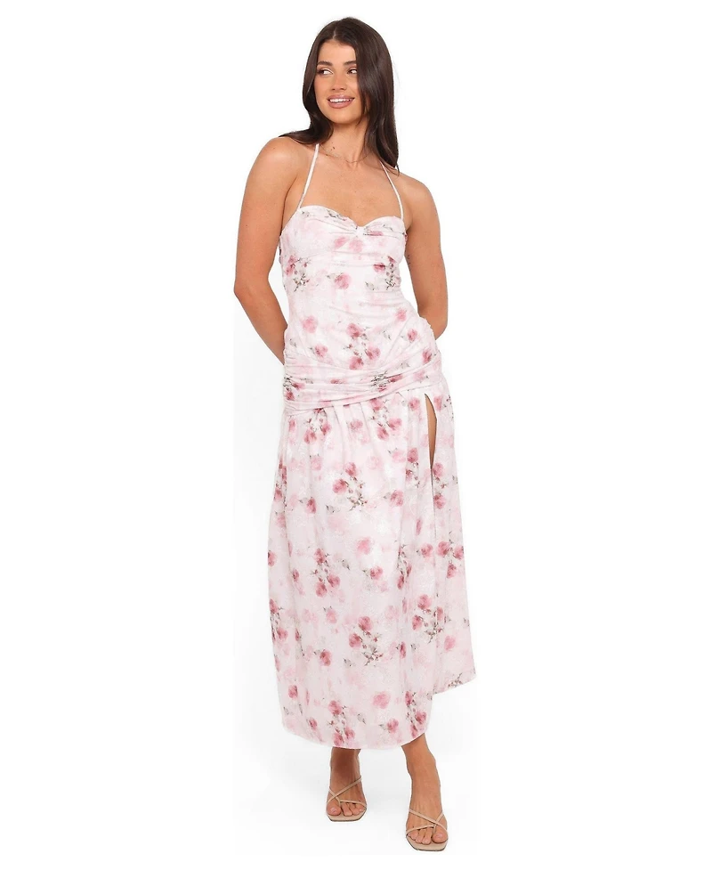 Petal and Pup Women's Lelia Halterneck Midi Dress