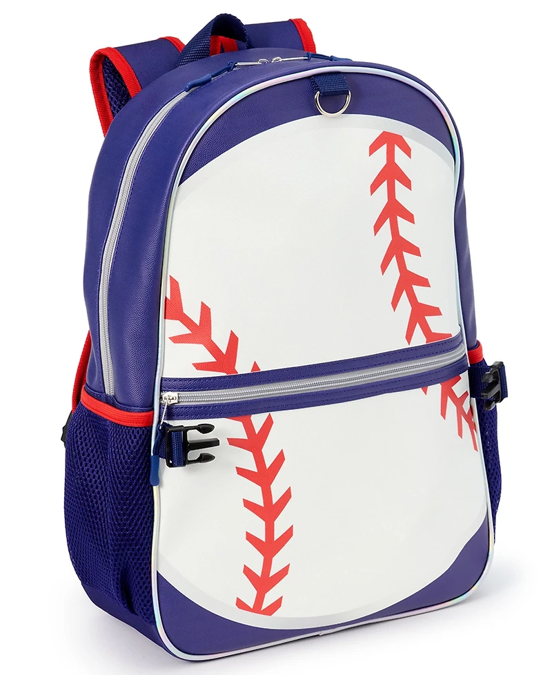 Extreme Nation Boys' Baseball Backpack, Lunch Bag and Headphone, 3-Piece Set