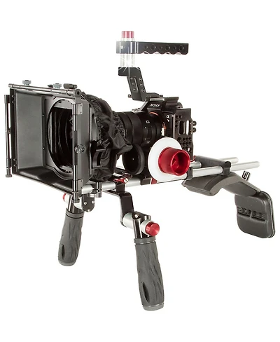 Shape Shoulder Mount Cinema Kit for Sony a7S Ii, a7R Ii and a7 Ii Camera, Includes Cage, 2x 15mm Rod System, Matte Box 4x4, Friction And Gear