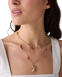 kate spade new york Gold-Tone Secret Garden Statement Necklace