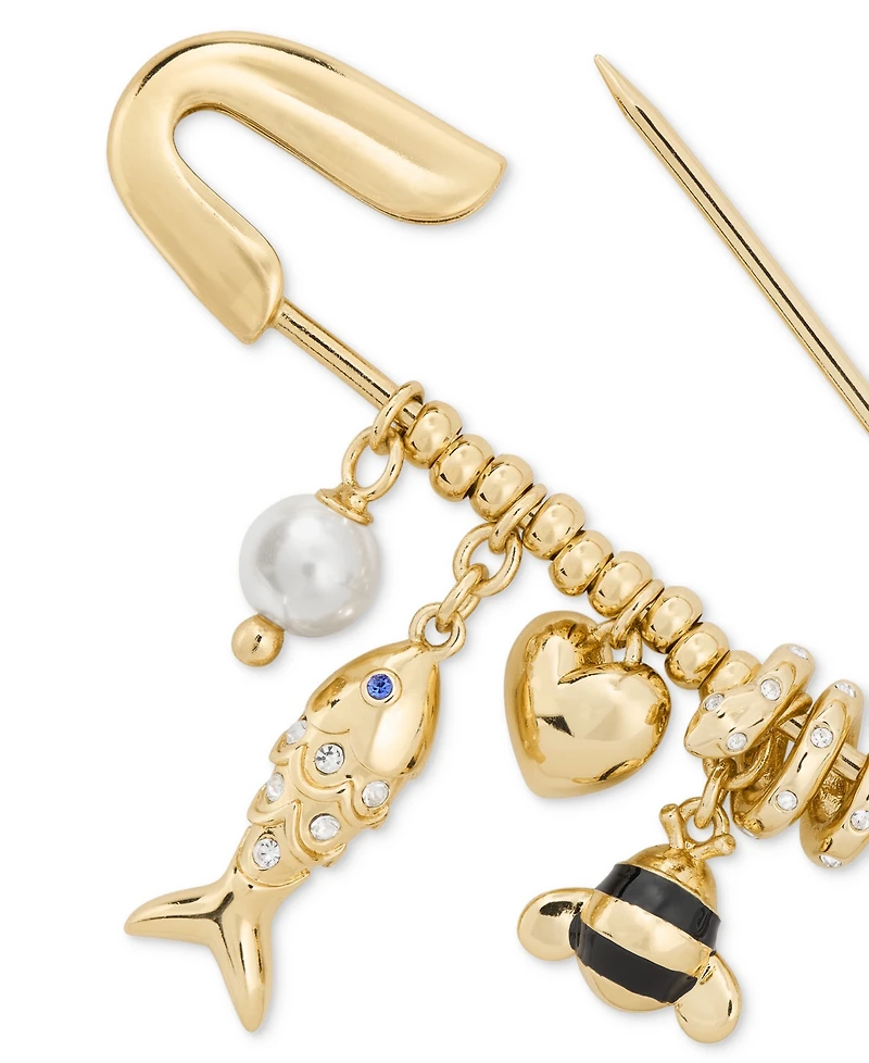 kate spade new york Gold-Tone Summer Daze Pin