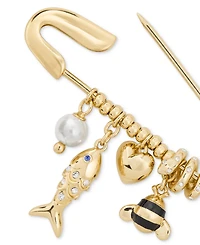 kate spade new york Gold-Tone Summer Daze Pin