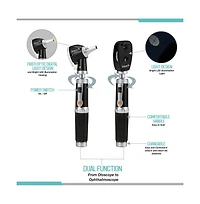 SereneLife 2 in 1 Ophthalmoscope and Otoscope Kit With Travel Case